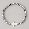 Bohemian Glass Beads Stretch Bracelets KO2121-7-1