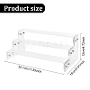 3-Tier Assembled Transparent Acrylic Minifigure Display Risers ODIS-WH0002-50B-2