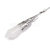 Natural Quartz Crystal Pointed Dowsing Pendulum Big Pendants G-H285-06P-A25-3