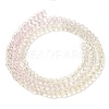 Transparent Painted Glass Beads Strands X-DGLA-A034-T1mm-A25-5
