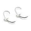 Stainless Steel Color Tone 304 Stainless Steel Leverback Earring Findings X-STAS-E007-3-3