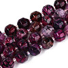 Natural Agate(Dyed & Heated) Beads Strands G-T139-92B-4