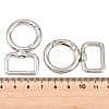 Alloy Swivel Clasps FIND-CJC0014-02P-3
