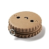 Cookies Theme Imitation Food Resin Pendants RESI-B021-02B-03-2