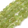 Raw Rough Natural Peridot Beads Strands G-M453-C02-2