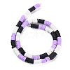 Fixed 3 Color Handmade Polymer Clay Bead Strands CLAY-S096-029C-2