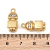 304 Stainless Steel Rhinestone Pendants RB-CBA02E8-04G-3