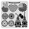 Large Plastic Reusable Drawing Painting Stencils Templates DIY-WH0172-556-2