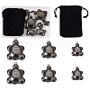 6Pcs 3 Styles Non-magnetic Hematite Pendants G-TA0001-43-1