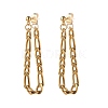 Chain Shape Dangle Stud Earring for Girl Women EJEW-JE04617-2