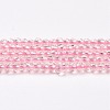 Transparent Glass Beads Strands GLAA-H021-03-08-2