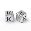Plated Acrylic Beads PB43C9308-K-2
