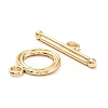 Rack Plating Brass Toggle Clasps KK-E034-16LG-2