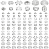 480Pcs 12 Styles Alloy Beads FIND-PH0028-82A-1