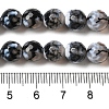 Dyed & Heated Natural Fire Crackle Agate Beads Strands G-P539-B01-14-5