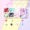 104Pcs 8 Colors Acrylic Imitation Gemstone Beads OACR-FS0001-79-9