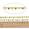 Handmade Faceted Natural Lapis Lazuli Beaded Chains CHC-L050-01G-14-2