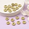 Brass Grade A Crystal Rhinestone Spacer Beads RB-A006-10MM-G-2