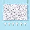 200Pcs Opaque Acrylic Beads SACR-FS0001-39I-7
