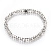 Tarnish Resistant Stainless Steel Ball Chain Necklace Making MAK-L019-01A-P-1