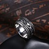 Men's Stainless Steel Finger Rings RJEW-BB29955-10-5