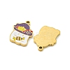 Halloween Theme Ion Plating(IP) 304 Stainless Steel Enamel Pendants STAS-M011-01D-2