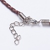 Mixed Material Cord Necklace Making MAK-MSMC001-01-3