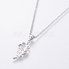 Stainless Steel Pendant Necklaces NJEW-I106-04S-3