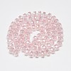 Electroplate Glass Beads Strands EGLA-Q083-8mm-A06-2