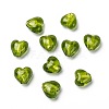 Handmade Silver Foil Glass Beads FOIL-R050-12x8mm-7-2