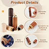 10Pcs 3 Styles Wooden Sewing Needle Holder Storage Case WOOD-GA0001-55-3