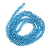 Transparent Glass Beads Strands GLAA-R135-2mm-19-4
