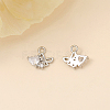 Brass Micro Pave Cubic Zirconia Charms PW-WG2EBF7-02-1