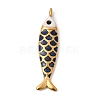 304 Stainless Steel Enamel Pendants STAS-B128-52G-04-1