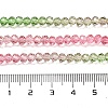 Transparent Painted Glass Beads Strands DGLA-A034-T4mm-A18-3