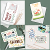 SUPERDANT Thanks Theme Cards DIY-SD0001-12-4