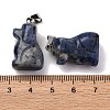 Natural Blue Spot Jasper Pendants G-B127-07P-02-4