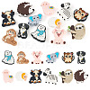 Cartoon Animals Silicone Beads SIL-TA0002-70-1