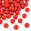 50Pcs Food Grade Eco-Friendly Silicone Beads SIL-TA0002-89C-2