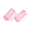 Picasso Transparent Glass Bugle Beads SEED-N010-02A-2