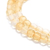 Heated Natural Citrine Beads Strands G-P457-B01-05-2