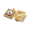Golden Brass Pendants KK-L209-006G-05-2