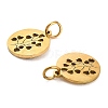 304 Stainless Steel Charms STAS-D050-07G-11-2
