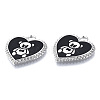 Eco-Friendly Alloy Enamel Pendants X-ENAM-Q437-042P-01-NR-3