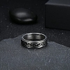 Rotatable Titanium Steel Finger Rings PW-WGFD7F6-03-2