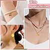 40Pcs 8 Styles Zinc Alloy Enamel Pendants FIND-CJ0004-47-7