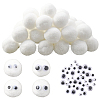 150Pcs Polyester Pom Pom Ball DIY-SC0031-33F-1