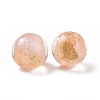 Handmade Gold Foil Glass Beads LAMP-C004-03D-2