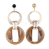 Imitation Gemstone Style Acrylic Dangle Earrings EJEW-JE03673-3