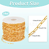 1 Roll Brass Paperclip Chains CHC-SC0001-06G-2